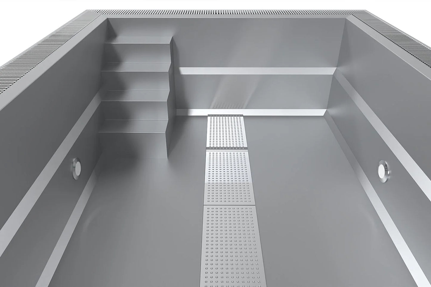 Piscina em aço inoxidável Pool Expert 3x6x1,34 m
